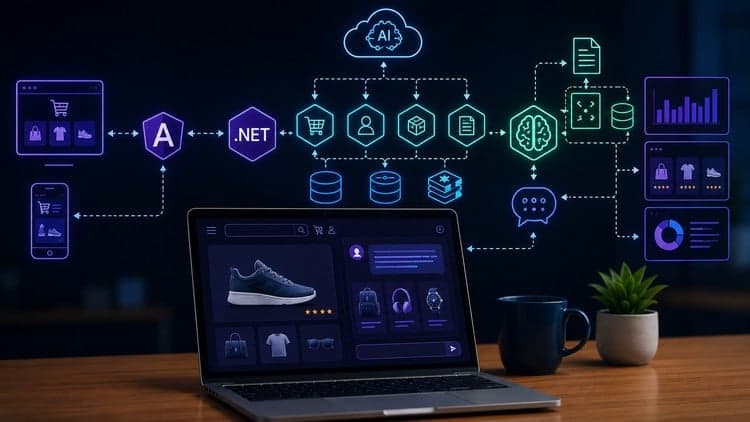 AI-Powered E-Commerce App with .NET 9, Angular 20 & RAG