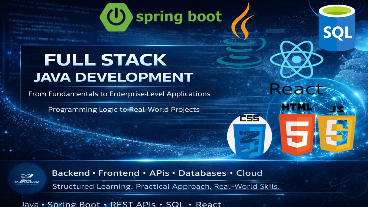Java Full Stack Development Program – From Basics to Advanced - EDUITLEARNING