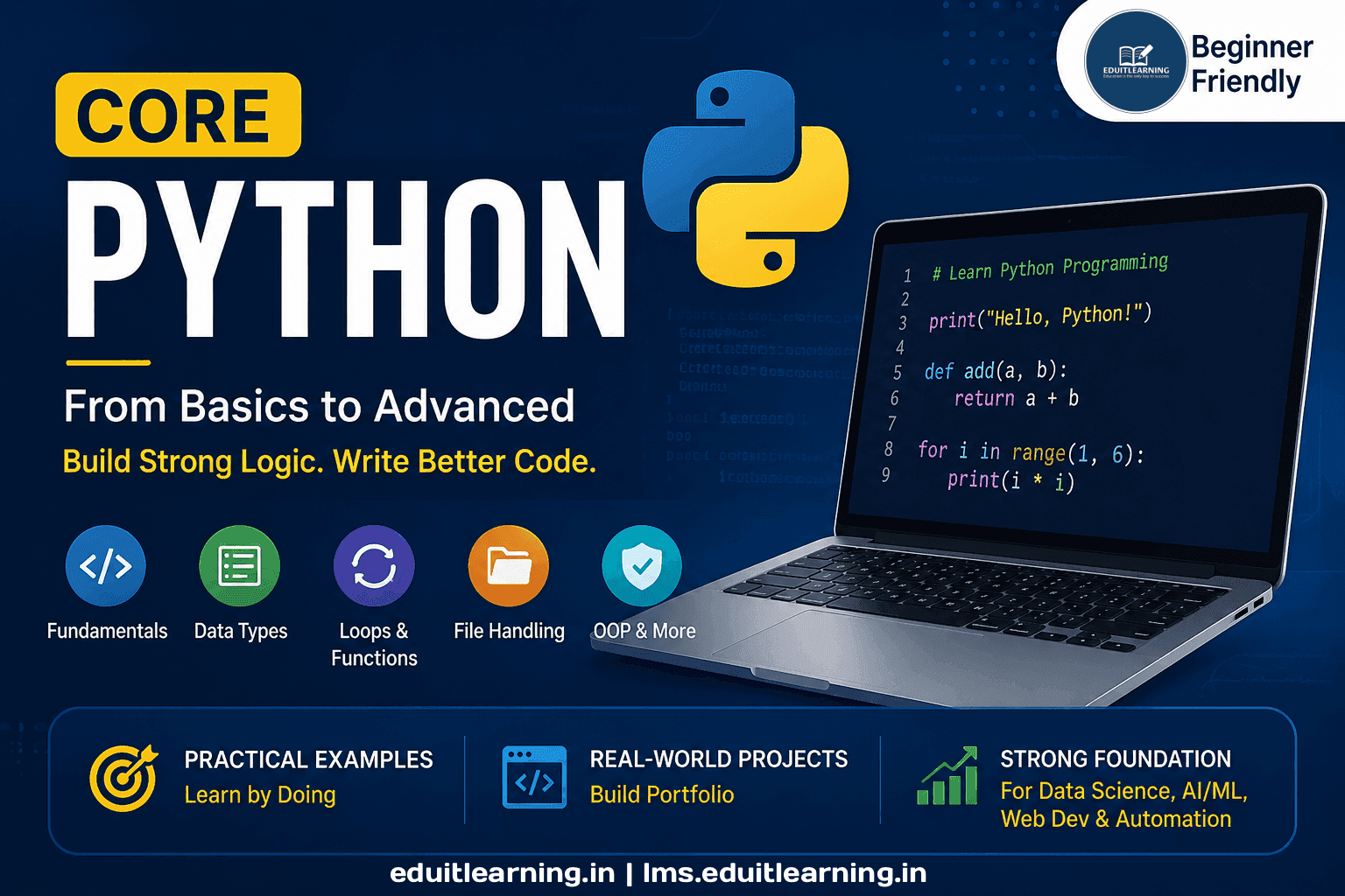 Core Python - EDUITLEARNING