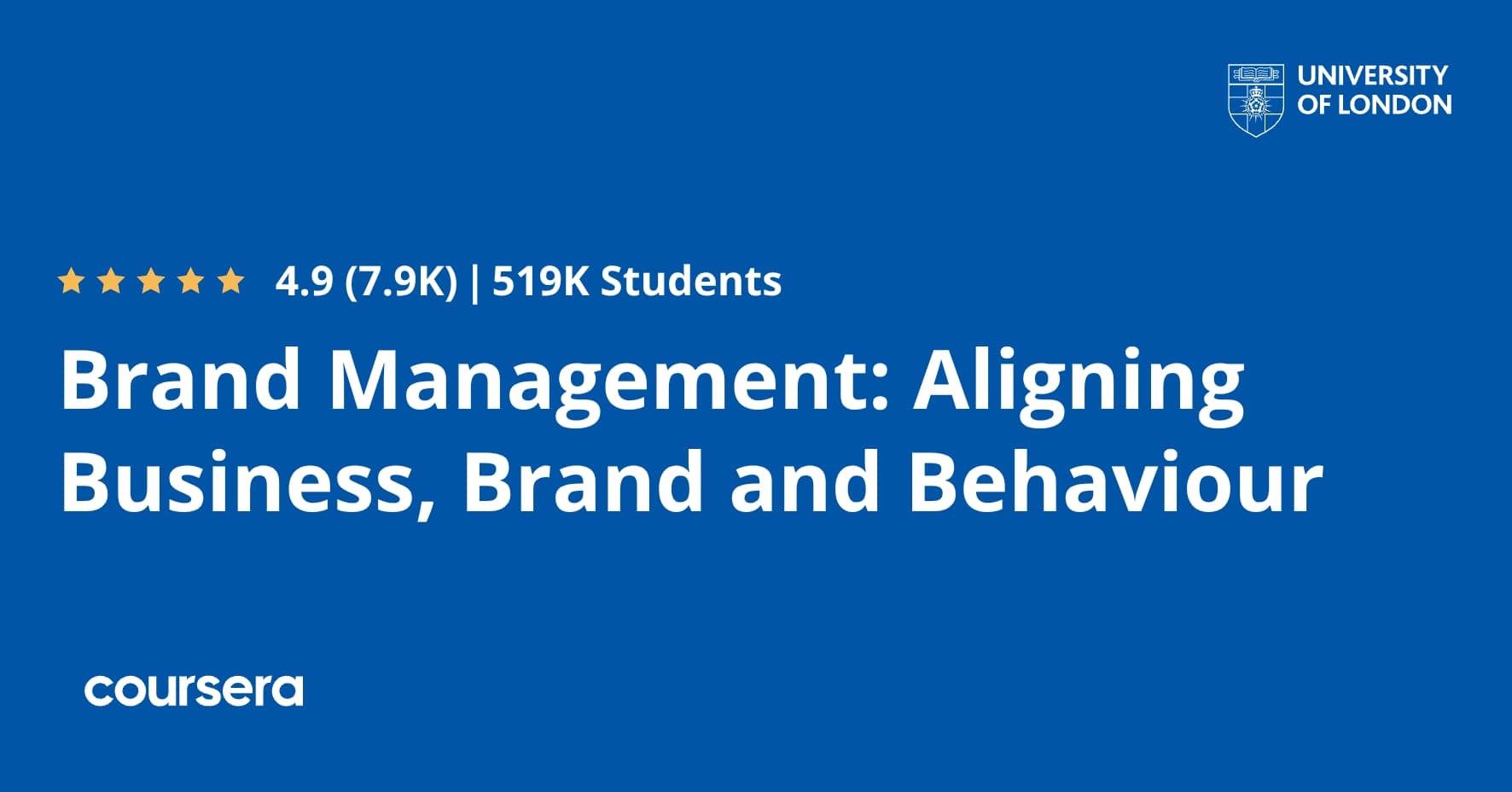 Brand Management: Aligning Business, Brand and Behaviour
