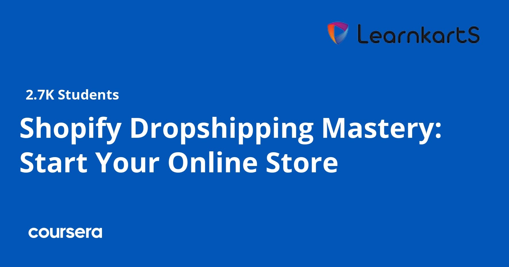 Shopify Dropshipping Mastery: Start Your Online Store